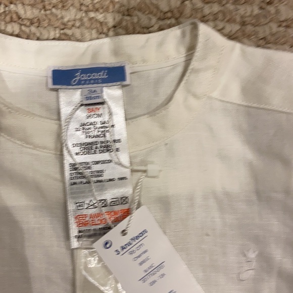 Jacadi linen button up - Picture 3 of 4